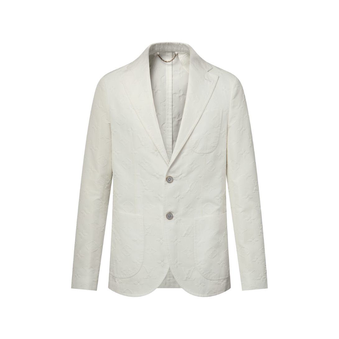 Louis Vuitton ホワイトジャケット 50 Louis Vuitton ホワイトデニムジャケット 50